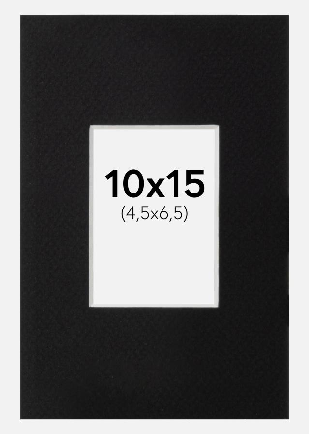 Paspartu Canson Crno Bijeli unutarnji rub 10x15 cm (4,5x6,5)