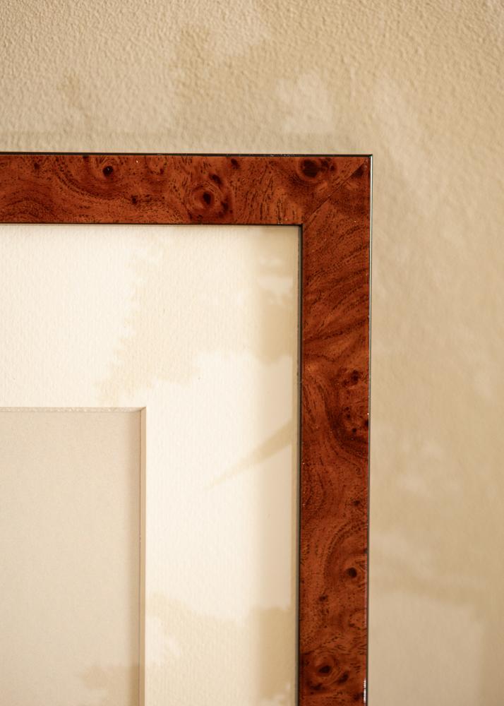 Okvir Hermes Akrilno staklo Burr Walnut 15x21 cm (A5)