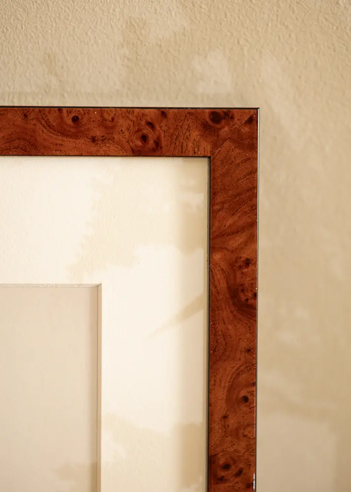 Okvir Hermes Akrilno staklo Burr Walnut 21x29,7 cm (A4)