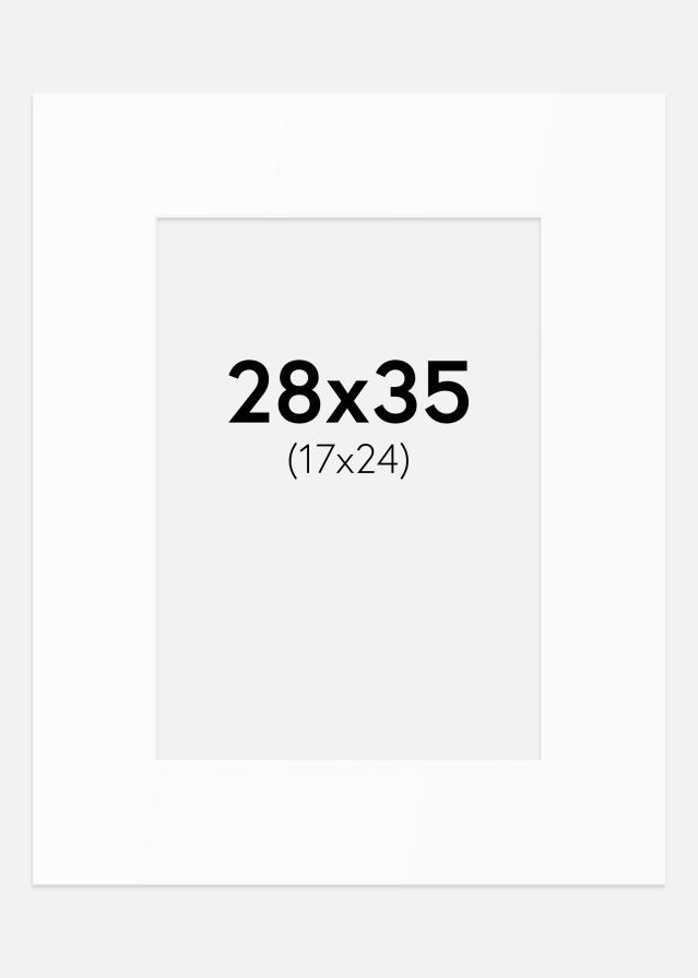 Paspartu Bijeli Standard (Bijela Jezgra) 28x35 cm (17x24)