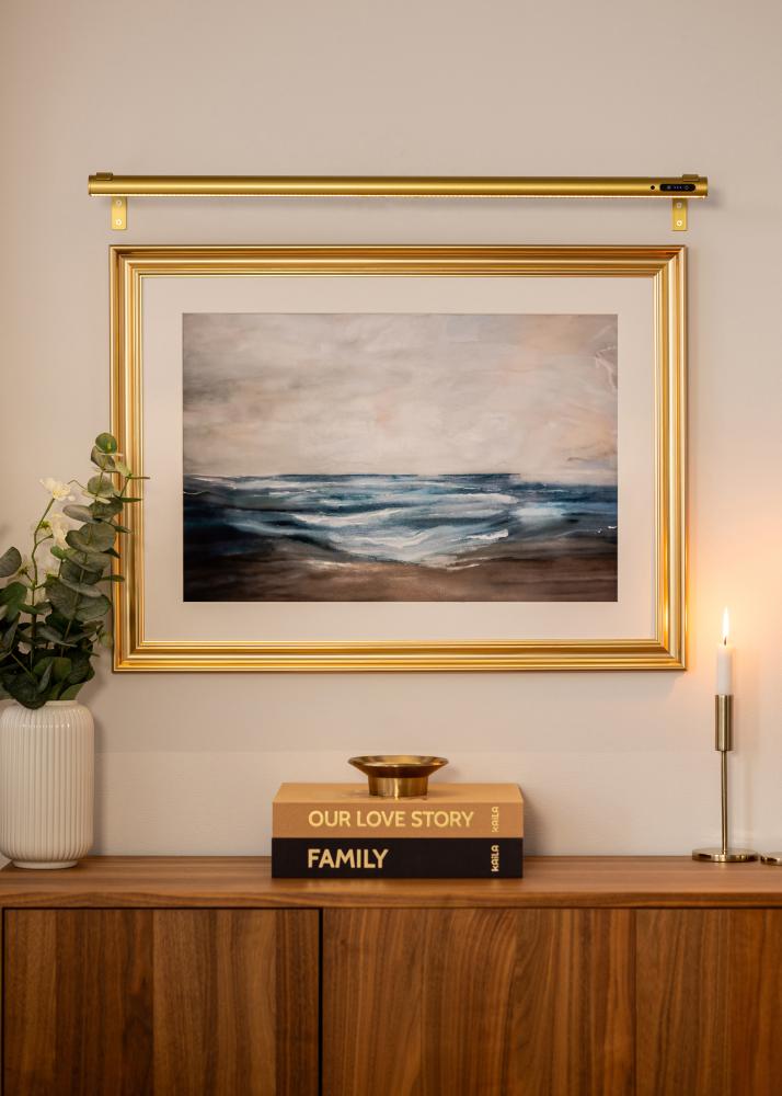 KAILA Brilliance Baterijski Pogonjeno Osvjetljenje za Slike 80 cm - Zlatna