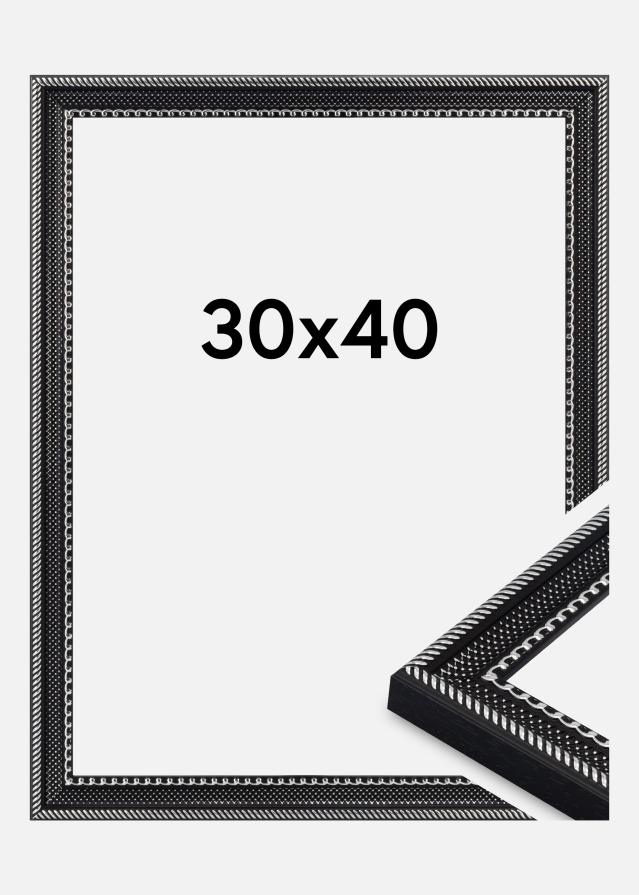Okvir Trellis Akrilno staklo Crna 30x40 cm