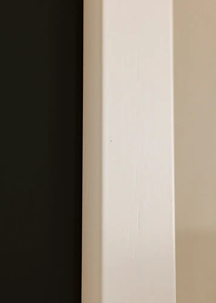 Okvir White Wood 50x100 cm - Paspartu Crno 30x80 cm