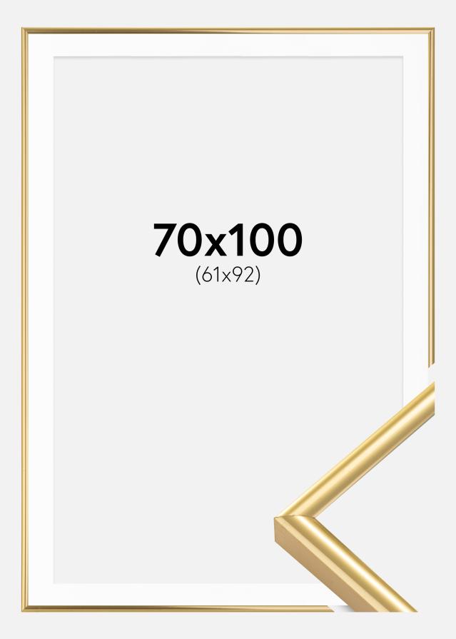 Okvir Victoria Zlato 70x100 cm - Paspartu Bijelo 62x93 cm