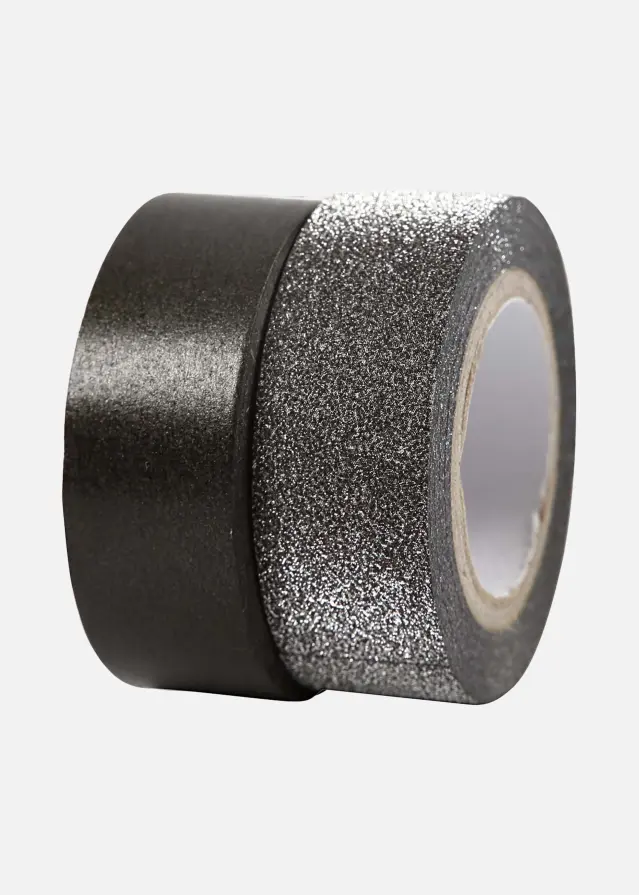 Washi traka Crna - 15 mm