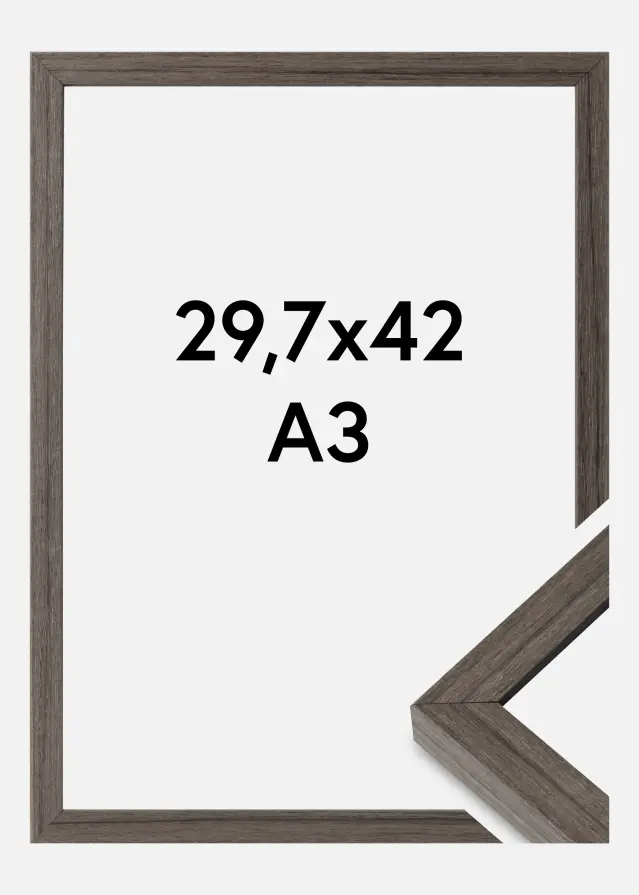 Okvir Hermes Akrilno staklo Grey Oak 29,7x42 cm (A3)