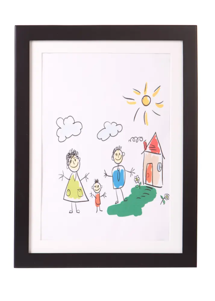 Okvir za crteže Little Davinci Crno A3