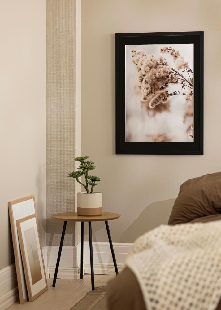 Okvir Black Wood 50x60 cm - Paspartu Crno 40x50 cm