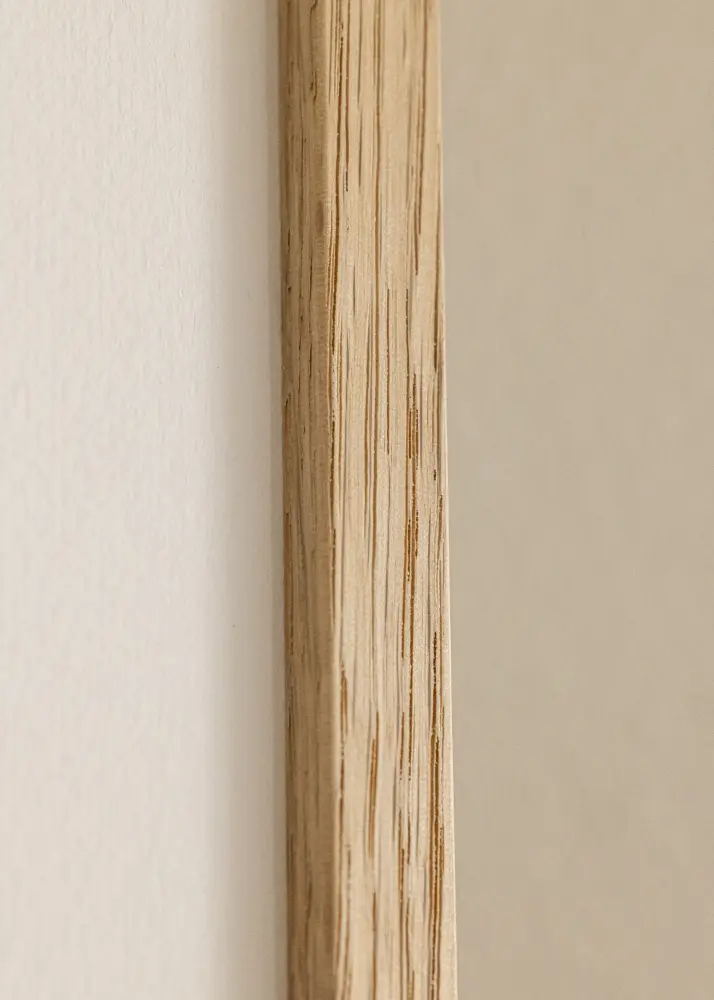 Okvir Oslo Hrast 40x50 cm - Paspartu Bijelo 29,7x42 cm (A3)