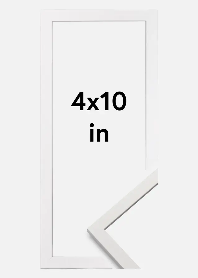 Okvir Edsbyn Bijelo 4x10 inches (10,16x25,4 cm)