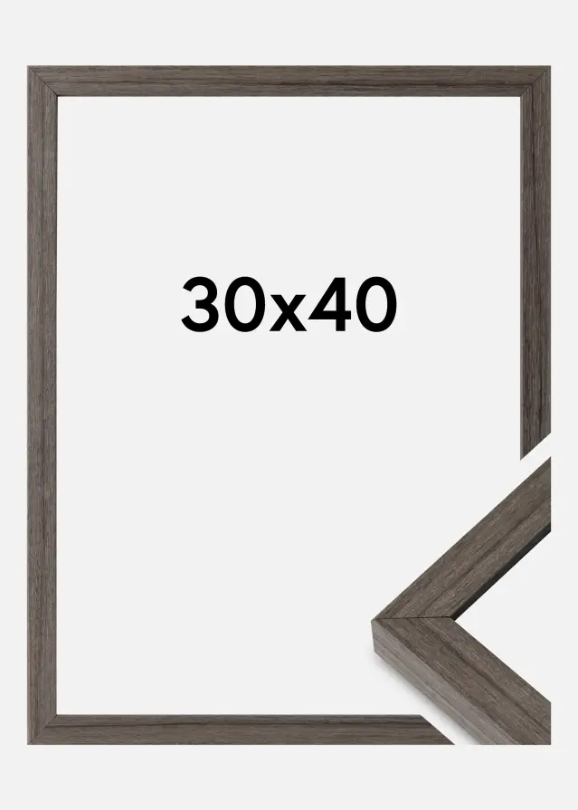 Okvir Hermes Akrilno staklo Grey Oak 30x40 cm