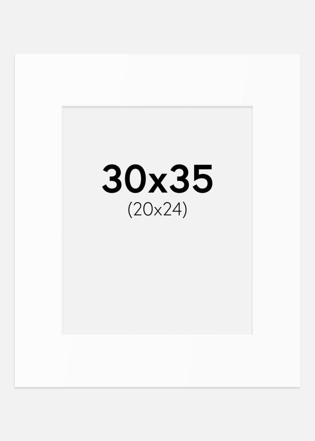 Paspartu Bijeli Standard (Bijela Jezgra) 30x35 cm (20x24)