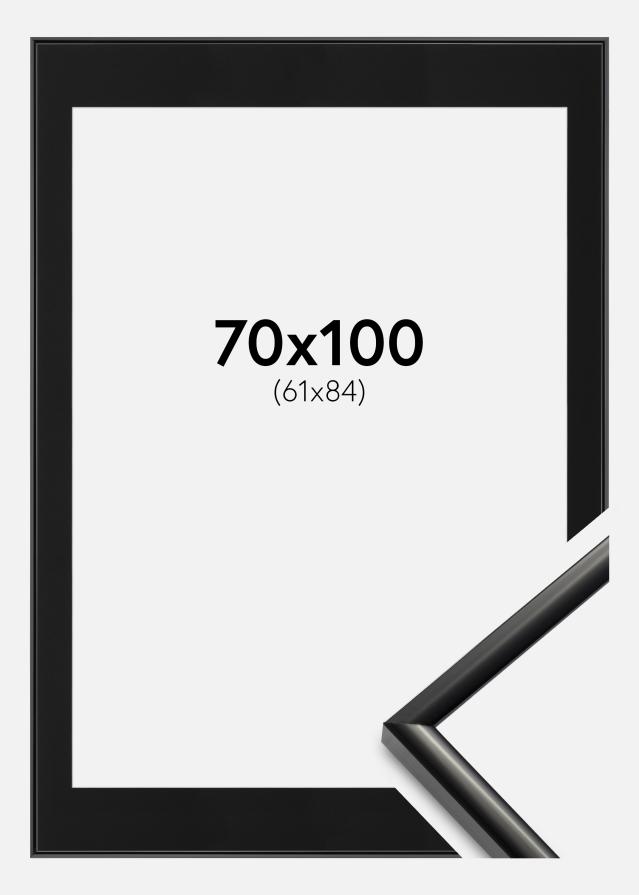 Okvir New Lifestyle Crno 70x100 cm - Paspartu Crno 62x85 cm