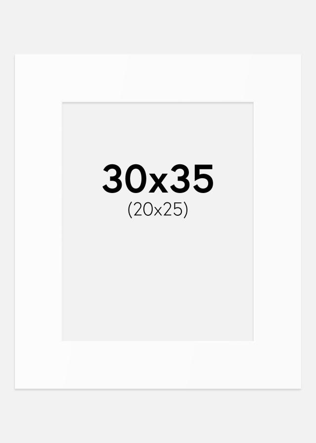 Paspartu Bijeli Standard (Bijela Jezgra) 30x35 cm (20x25)