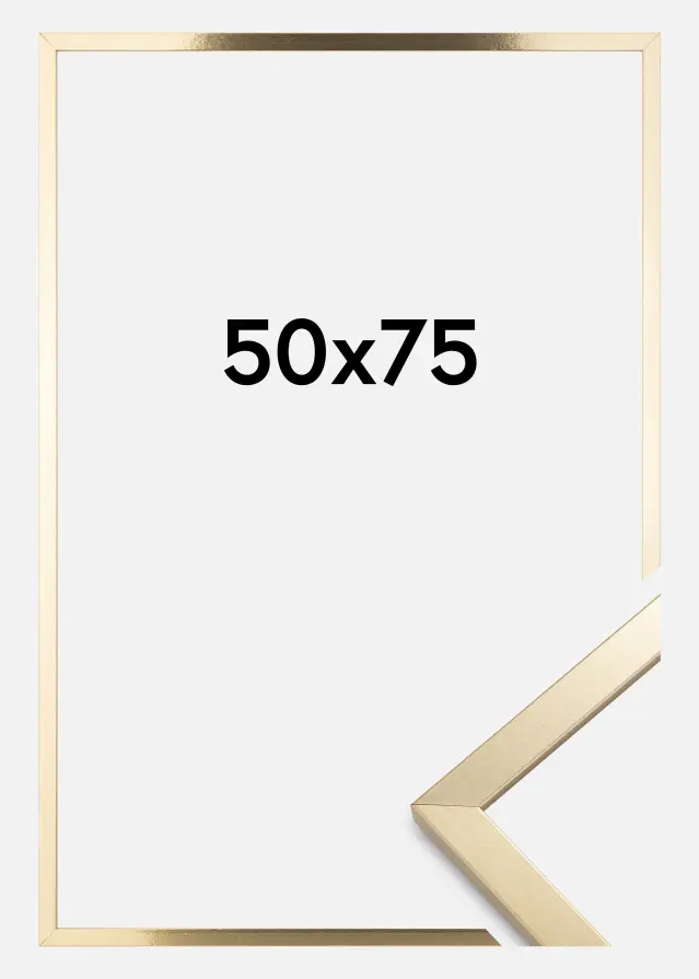 Okvir Trendy Akrilno Staklo Zlato 50x75 cm