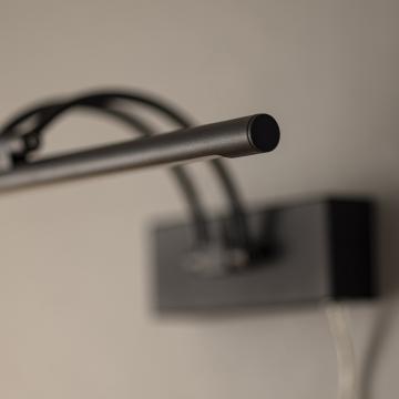 Gunnebo V962 LED rasvjeta za slike 37 cm - Crno