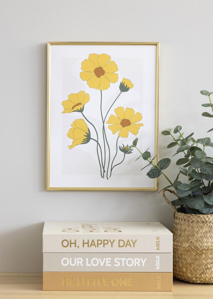 Okvir Hipster Akrilno staklo Zlato 70x100 cm