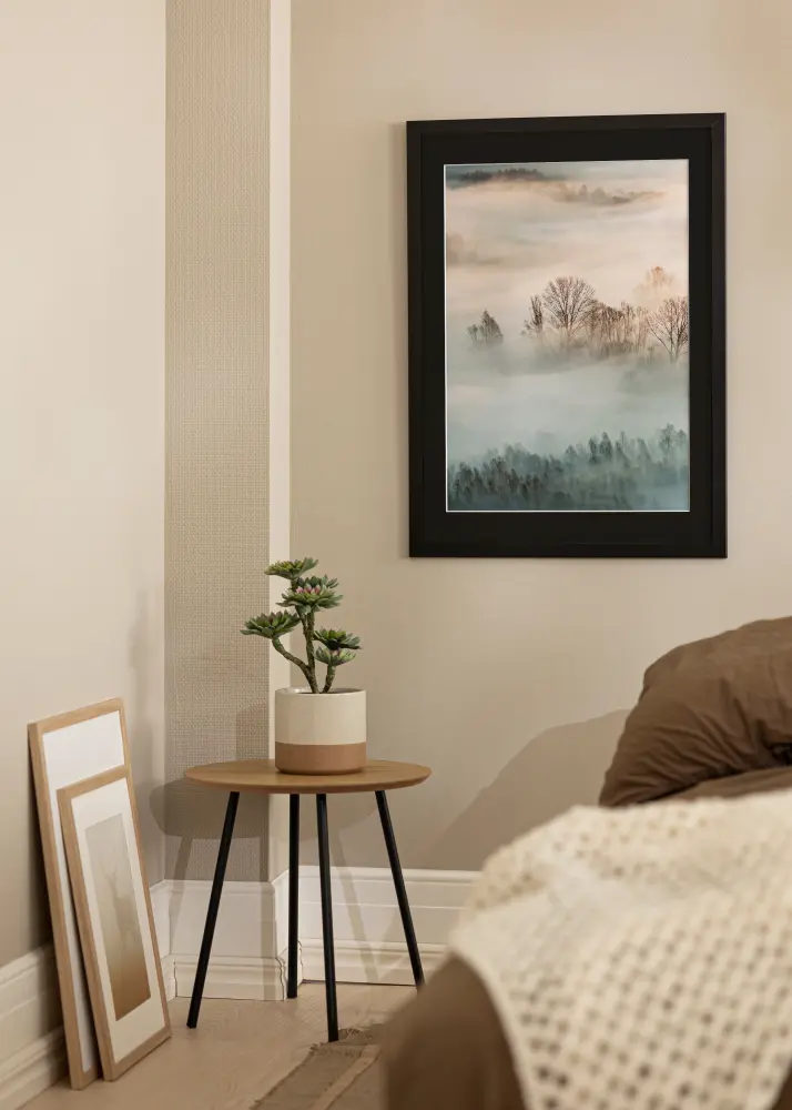 Okvir Trendline Crno 30x40 cm - Paspartu Crno 21x29,7 cm (A4)
