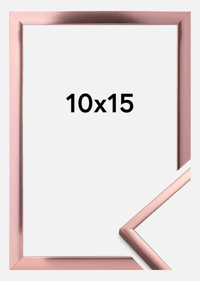 Okvir Plakat Frame Aluminum Ružičastao zlatna 10x15 cm