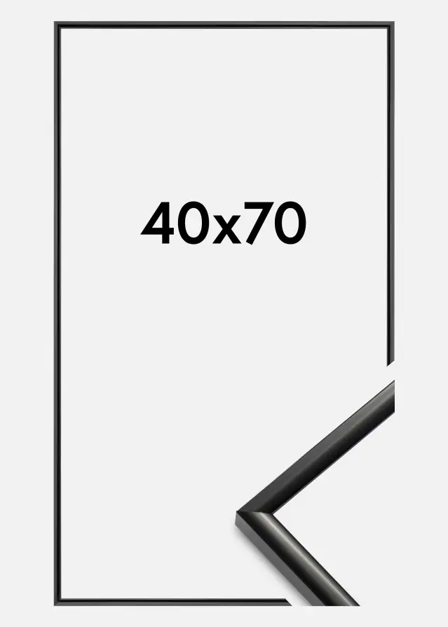 Okvir New Lifestyle Akrilno staklo Crno 40x70 cm
