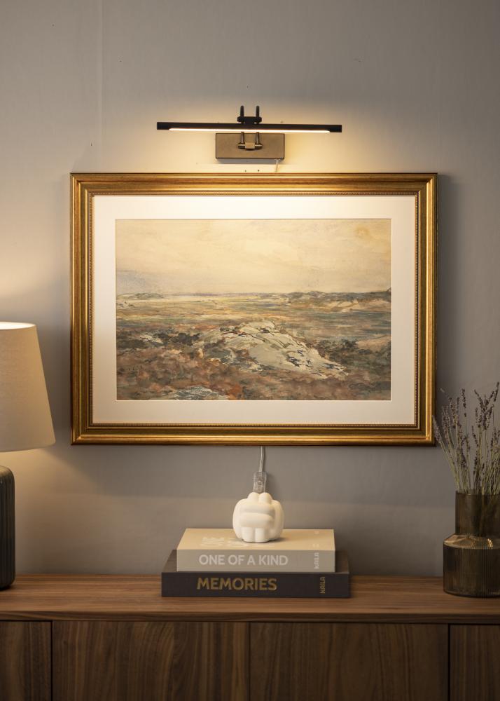 Gunnebo V962 LED rasvjeta za slike 37 cm - Crno