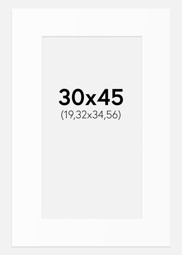 Paspartu Bijeli Standard (Bijela Jezgra) 30x45 cm (19,32x34,56)