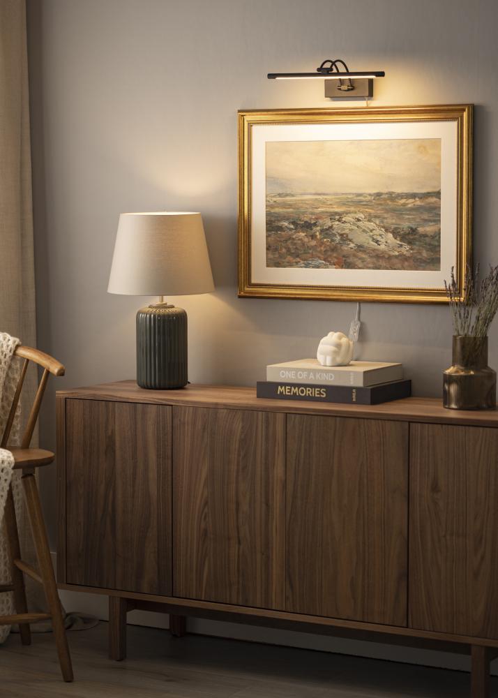 Gunnebo V962 LED rasvjeta za slike 37 cm - Crno