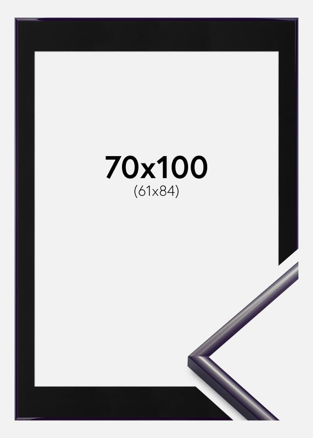 Okvir New Lifestyle Tamno ljubičasta 70x100 cm - Paspartu Crno 62x85 cm