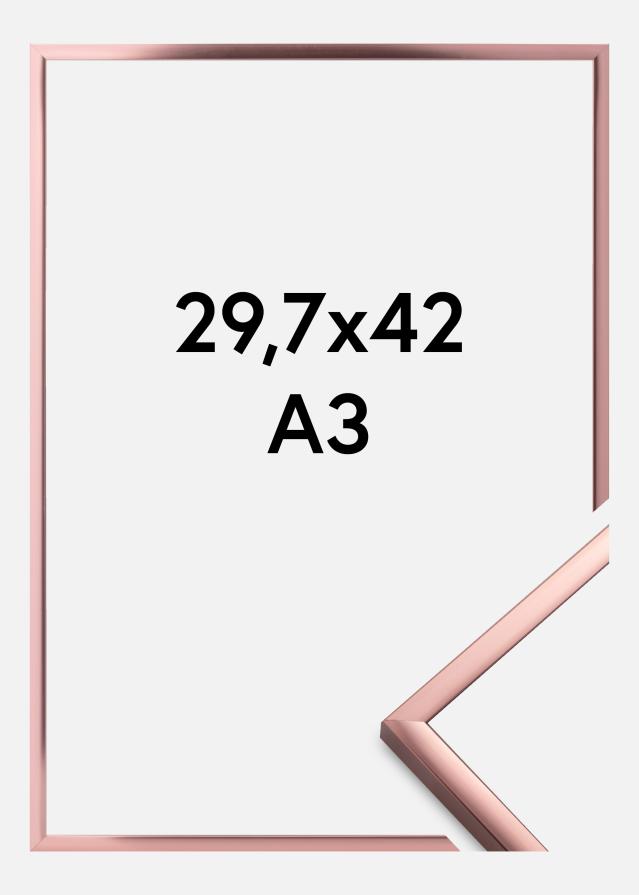 Okvir Plakat Frame Aluminum Ružičastao zlatna 29,7x42 cm (A3)