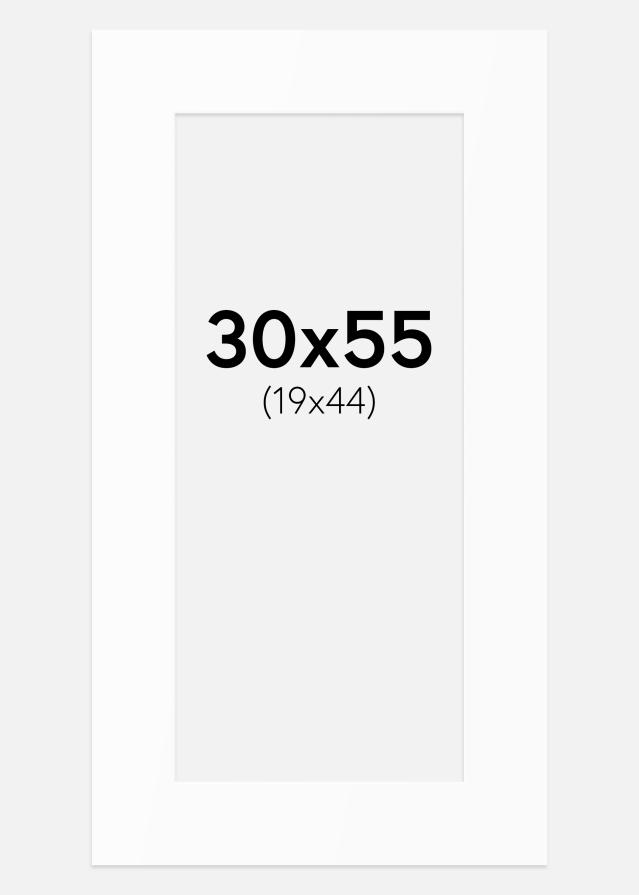 Paspartu Bijeli Standard (Bijela Jezgra) 30x55 cm (19x44)