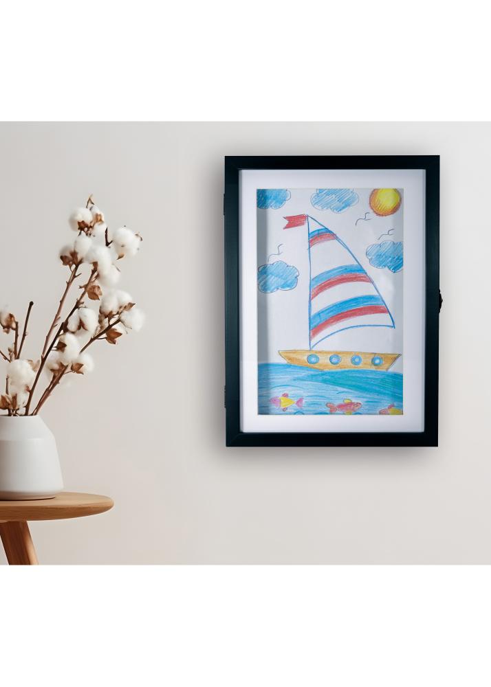 Okvir za crteže Newbie Akrilno staklo Crna A4