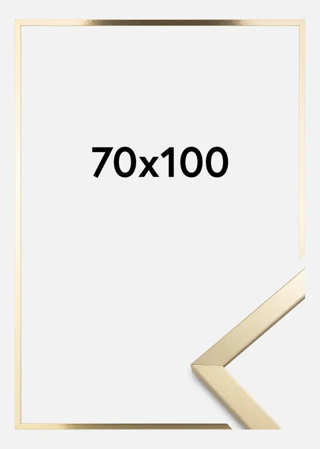 Okvir Trendy Akrilno Staklo Zlato 70x100 cm