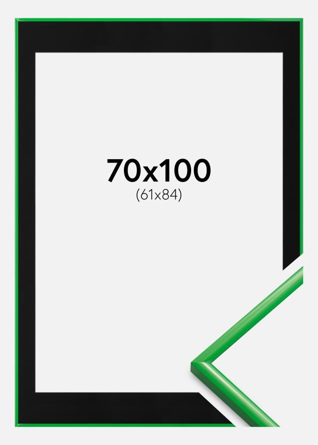 Okvir New Lifestyle Grass Green 70x100 cm - Paspartu Crno 62x85 cm