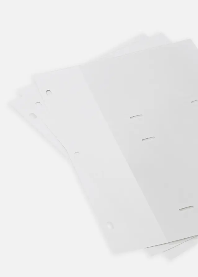 Džepovi za slike 10x15 cm za KAILA Coffee Table Photo Album - 10 Kom/pak Bijele