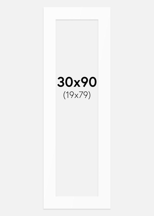 Paspartu Bijeli Standard (Bijela Jezgra) 30x90 cm (19x79)