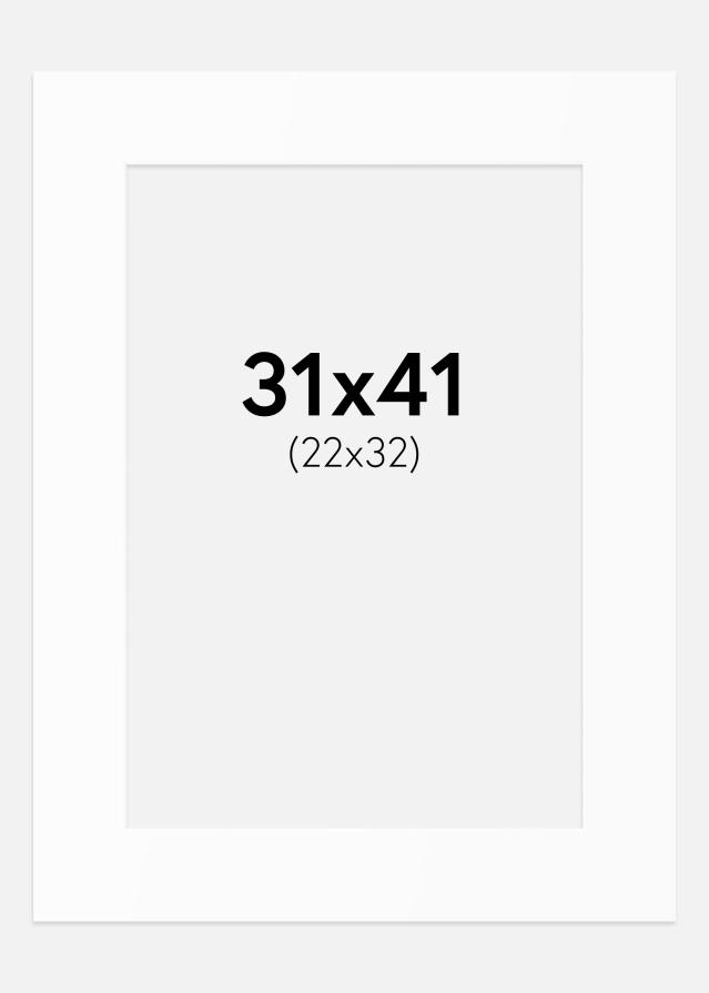 Paspartu Bijeli Standard (Bijela Jezgra) 31x41 cm (22x32)