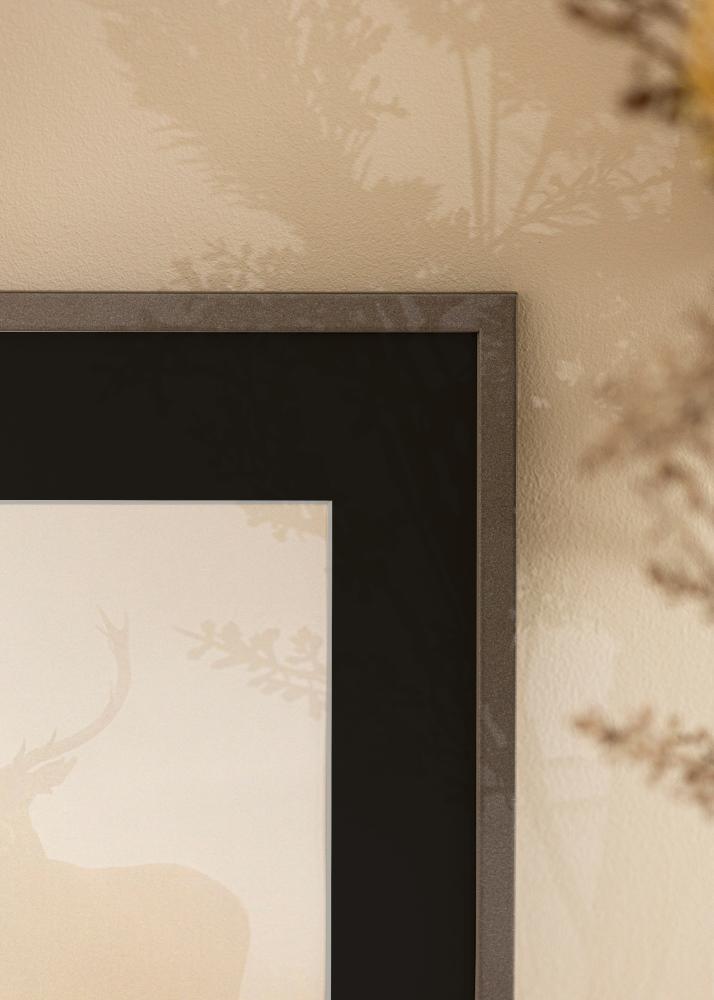 Okvir Edsbyn Grafit 40x70 cm - Paspartu Crno 28x58 cm