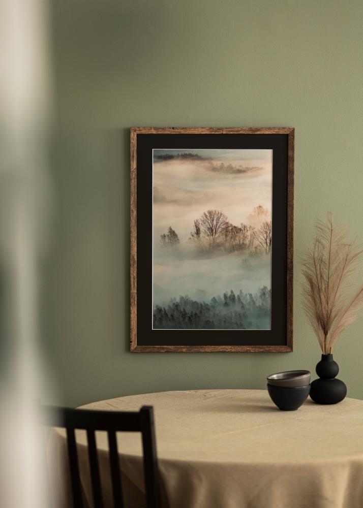 Okvir Fiorito Washed Oak 60x80 cm - Paspartu Crno 50x70 cm