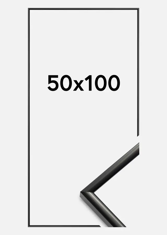 Okvir New Lifestyle Akrilno staklo Crno 50x100 cm