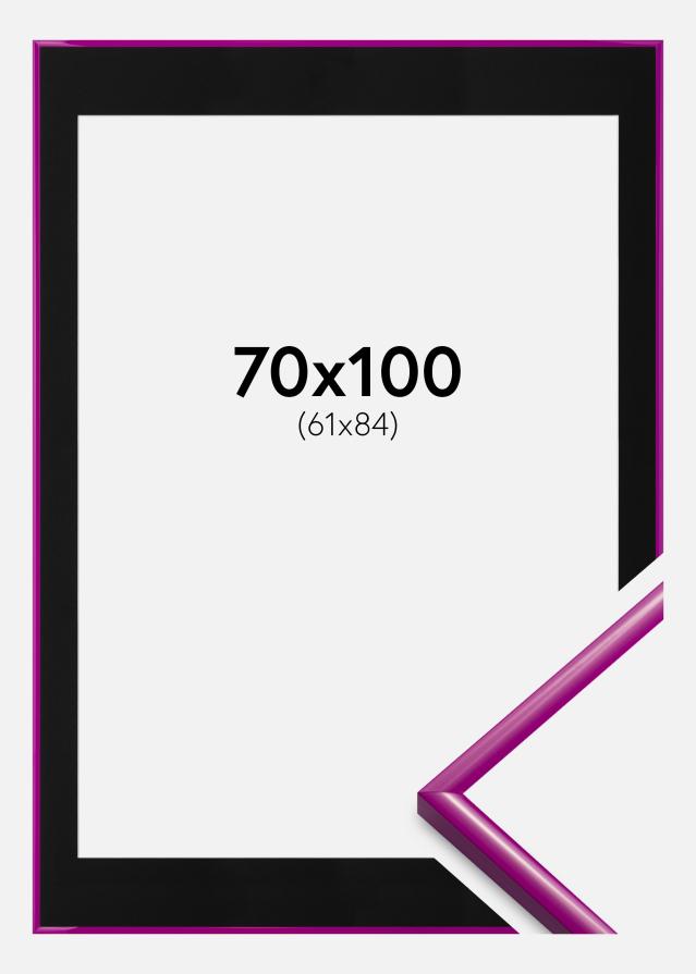 Okvir New Lifestyle Fuchsia 70x100 cm - Paspartu Crno 62x85 cm