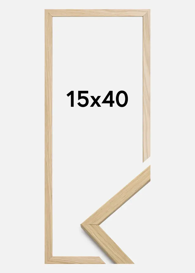 Okvir Edsbyn Akrilno staklo Hrast 15x40 cm