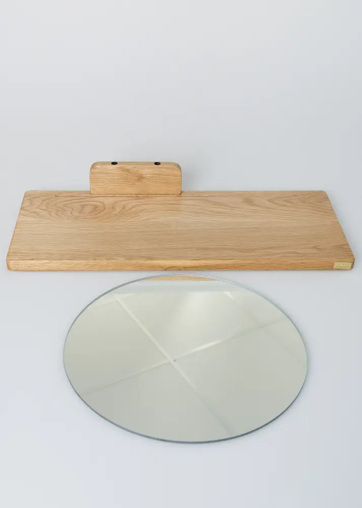 Ogledalo Round Shelf 26x50 cm