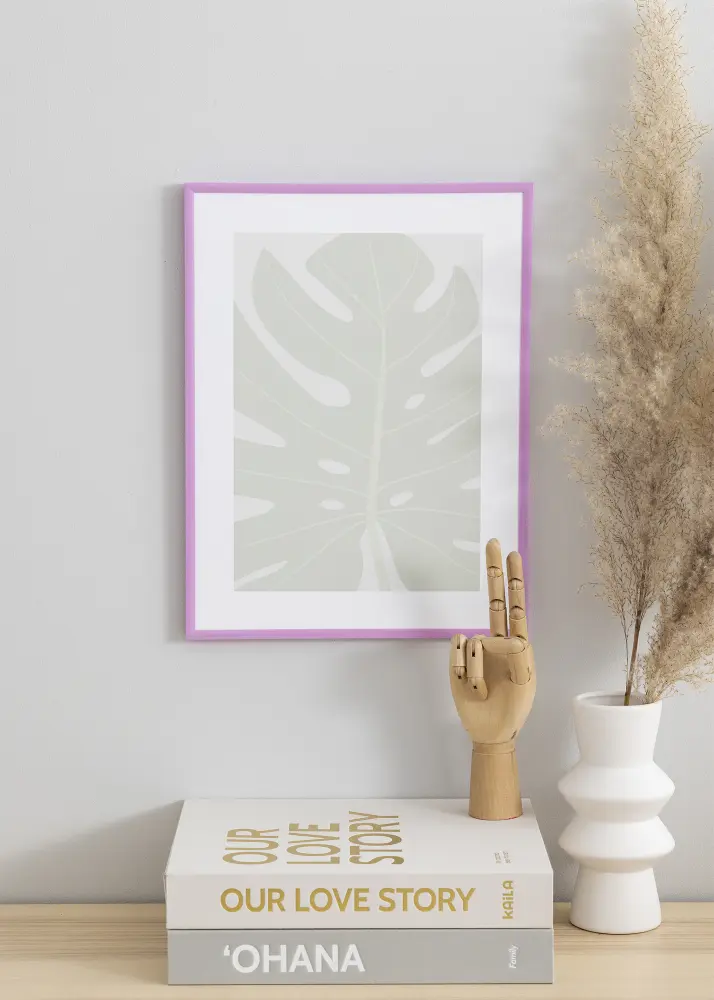 Okvir New Lifestyle Svijetlo ljubičasta 50x70 cm - Paspartu Bijelo 40x60 cm