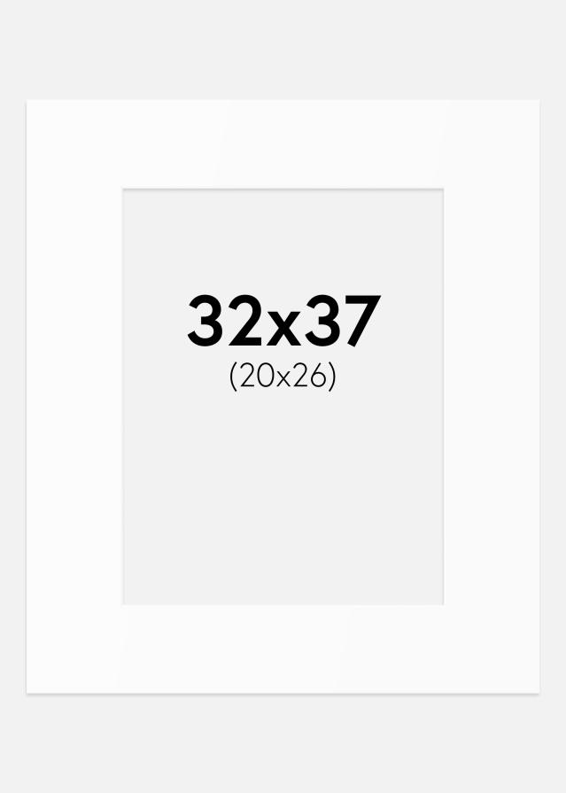 Paspartu Bijeli Standard (Bijela Jezgra) 32x37 cm (20x26)