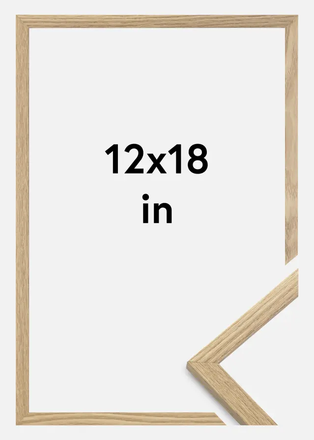 Okvir Trendy Akrilno Staklo Hrast 12x18 inches (30,48x45,72 cm)