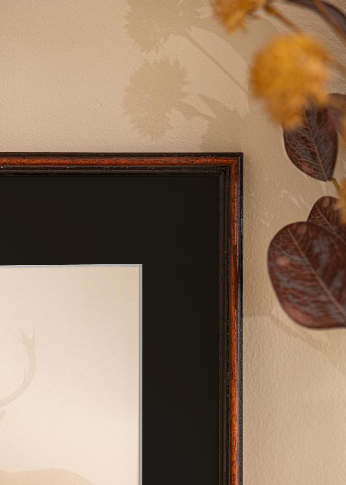 Okvir Horndal Orah 24x30 cm - Paspartu Crno 18x24 cm