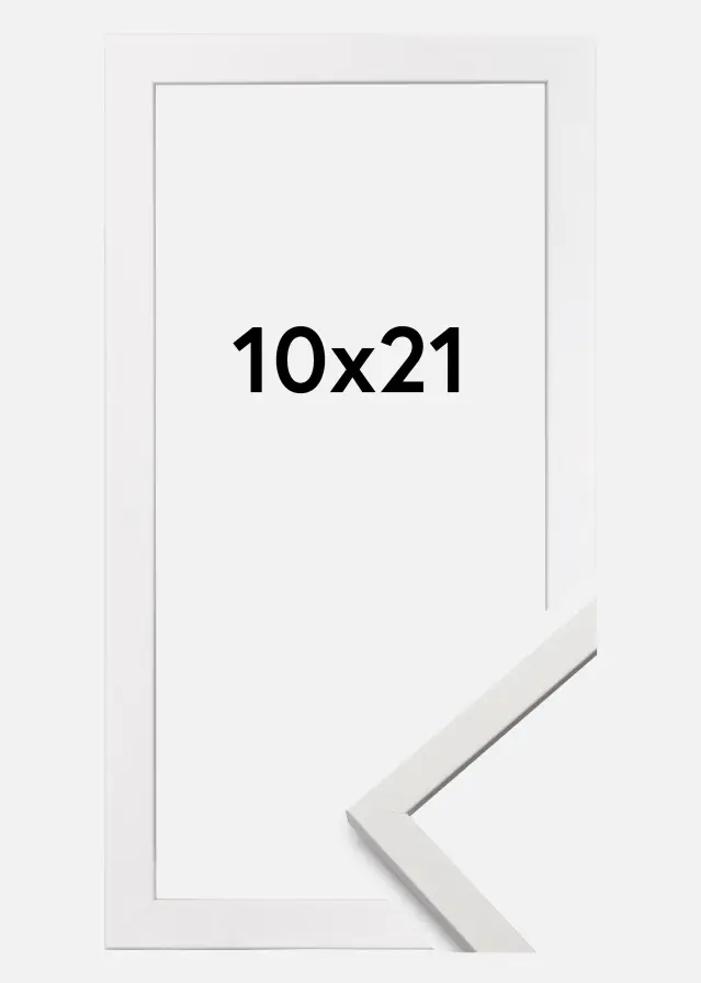 Okvir Edsbyn Akrilno staklo Bijelo 10x21 cm