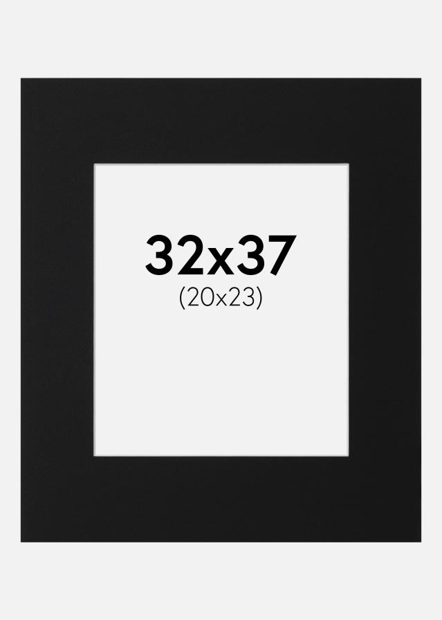 Paspartu Crni Standard (Bijela Jezgra) 32x37 cm (20x23)