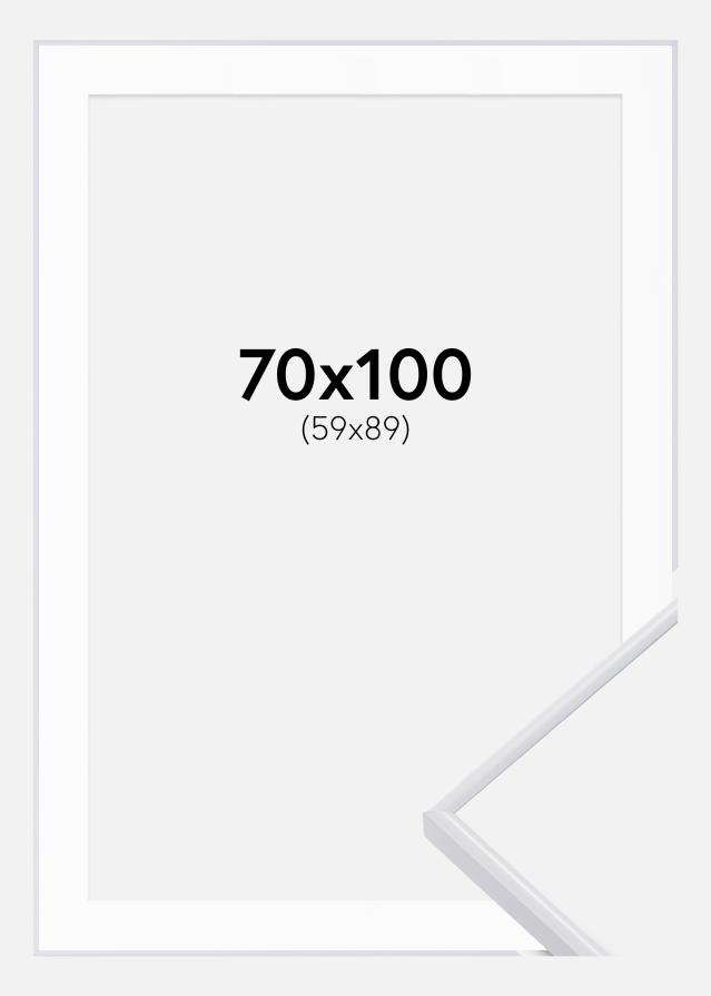 Okvir Visby Bijelo 70x100 cm - Paspartu Bijelo 60x90 cm