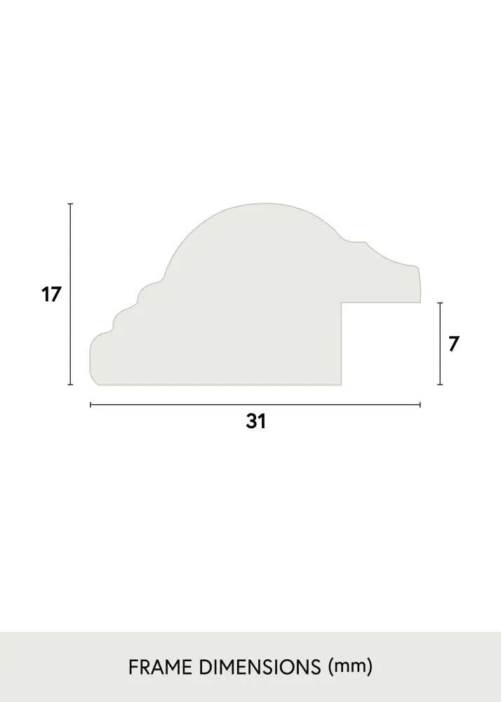 Okvir Västkusten Akrilno staklo Hrast 70x90 cm